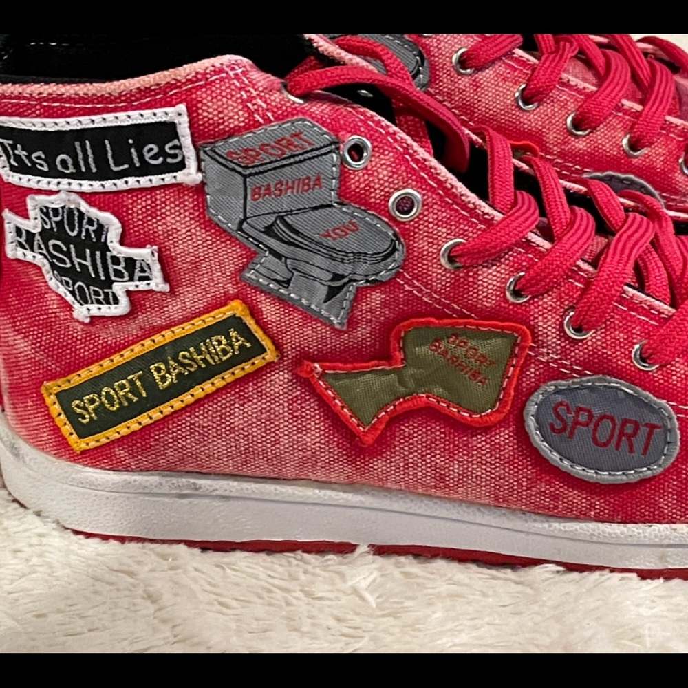 New Sack Sports Fashion Patchwork Hi-Tops - Picture 4 of 7